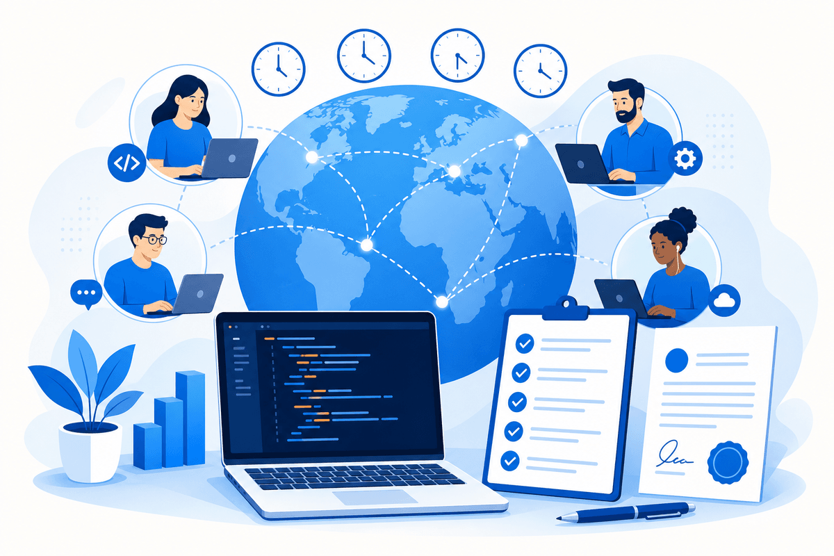 Best practices for outsourcing software development — distributed teams, process, and quality