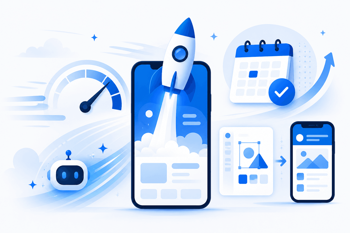 Quick turnaround app development for startups — launch a production-ready MVP in about 30 days
