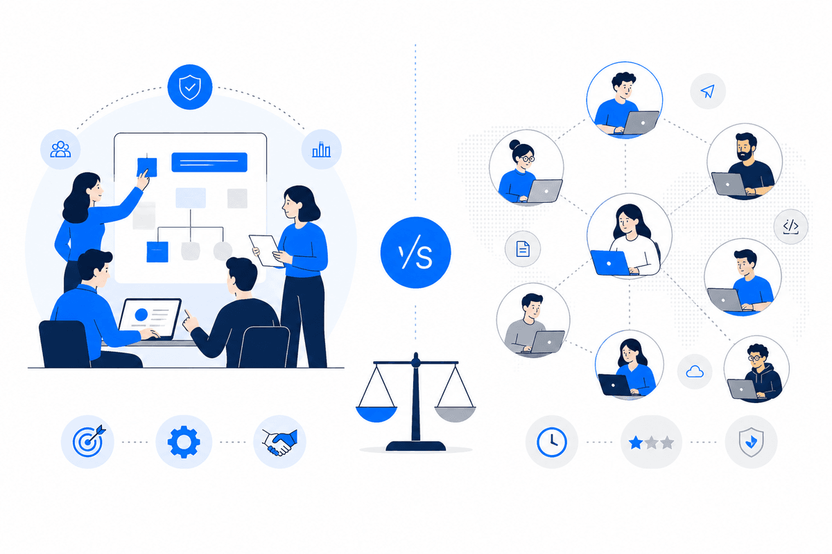 Comparison of moblers and Toptal for outsourcing software development